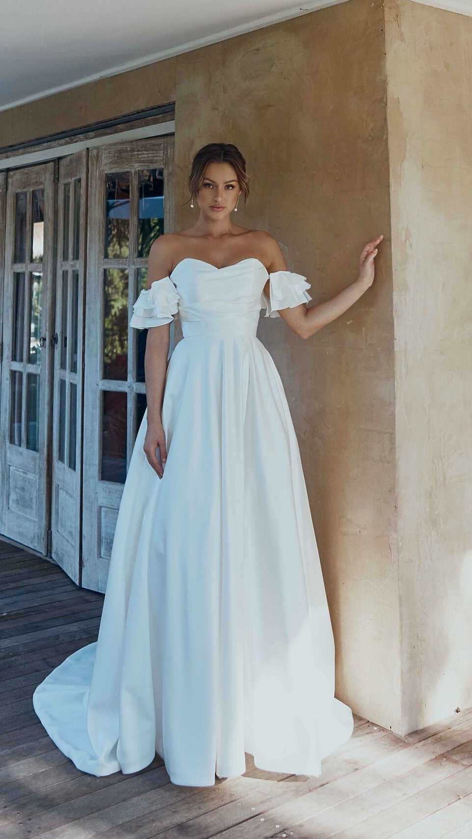 Satin Wedding Dresses South Coast Brides