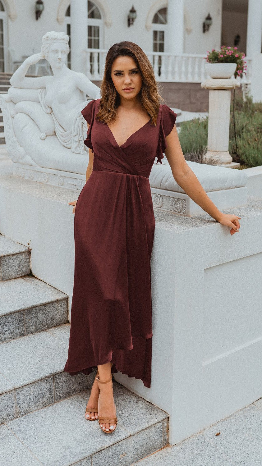 Coast hotsell plum dress