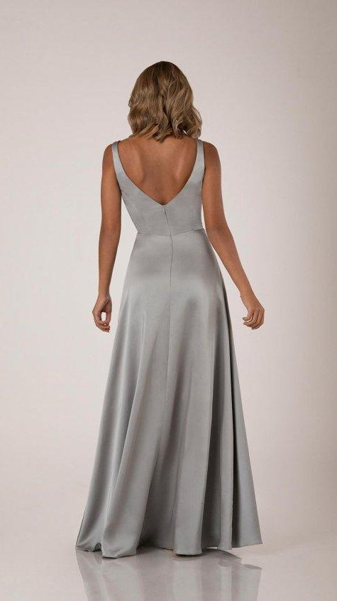 Sorella vita best sale satin bridesmaid dress