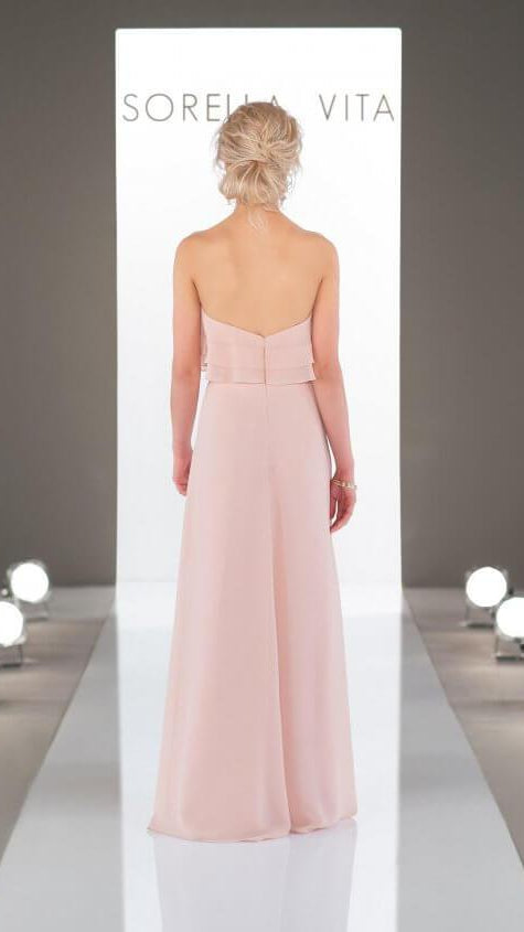 Coast blush 2025 bridesmaid dress