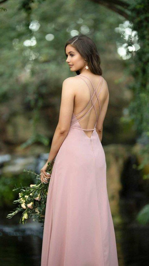 Coast blush bridesmaid clearance dress