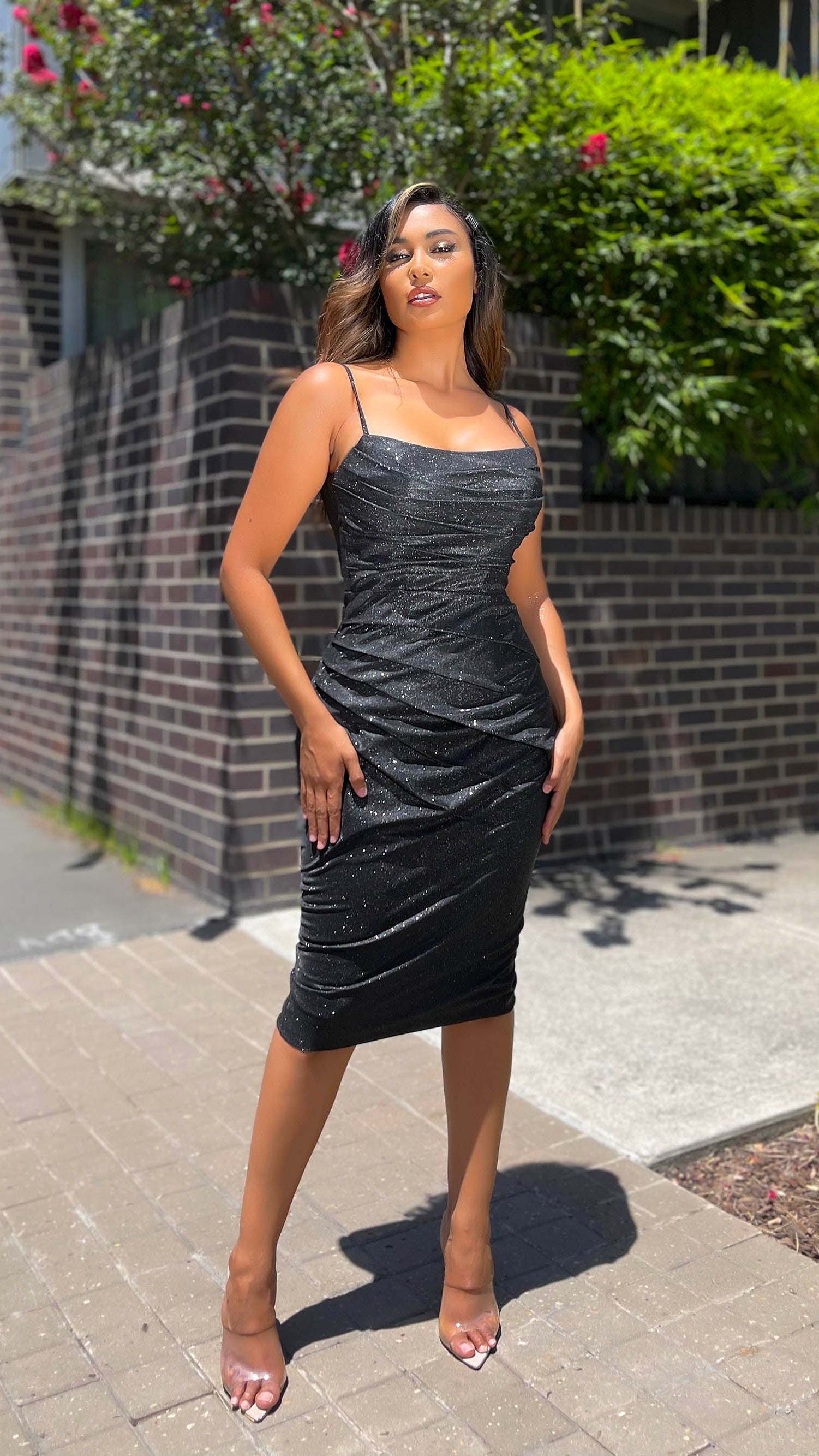 Coast black 2025 cocktail dress