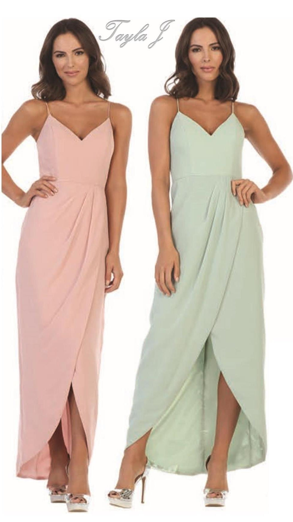 Tulip hem bridesmaid outlet dress